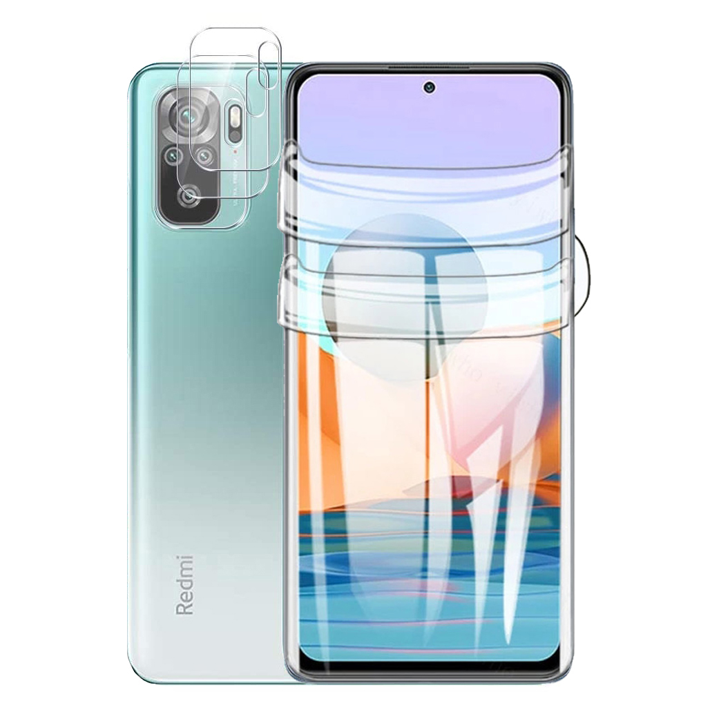 Bakeey-for-Xiaomi-Redmi-Note-10-Accessories-Set-2Pcs-HD-Automatic-Repair-Soft-Hydrogel-Film-Screen-P-1833484-1